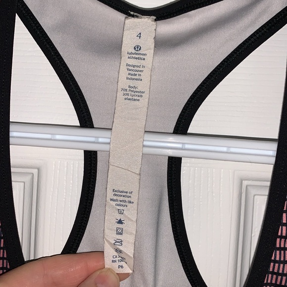 Lululemon Racerback Size 4 - Picture 2 of 4